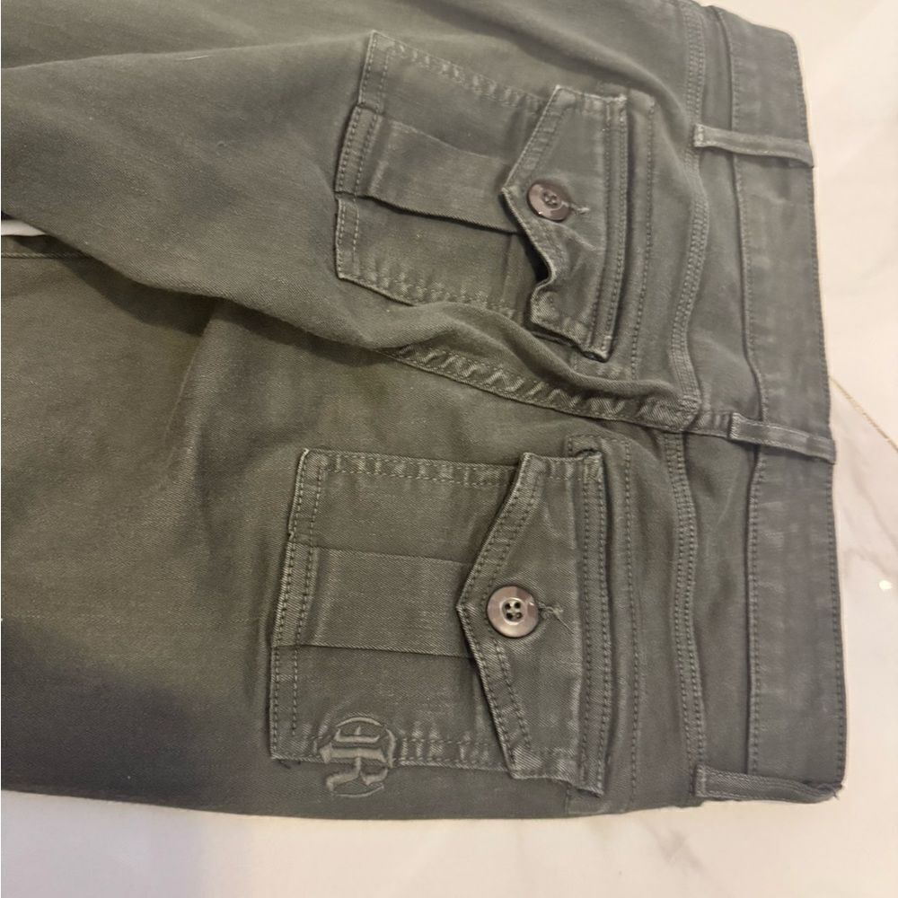 Rich & Skinny- Dark Green Skinny Jeans #11 - Picture 7 of 8